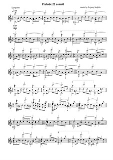 24 прелюдии для классической гитары во всех тональностях: Прелюдия No.22 ля минор by Евгений Седых