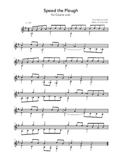 Speed the Plough: Für Gitarre by folklore