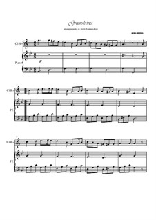 Two instruments version: Для кларнета и фортепиано by folklore