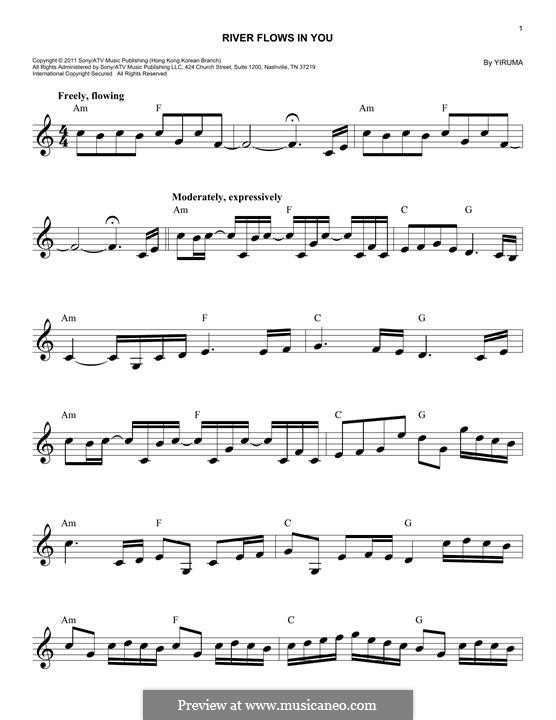 River Flows in You: Для гитары by Yiruma