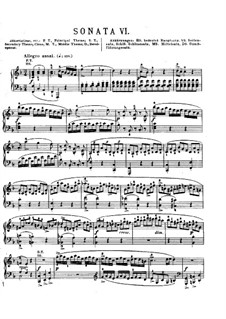 Соната для фортепиано No.2 фа мажор, K.280: Для одного исполнителя by Вольфганг Амадей Моцарт