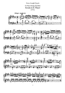 Соната для фортепиано No.37 ми мажор, Hob.XVI/22: Для одного исполнителя by Йозеф Гайдн