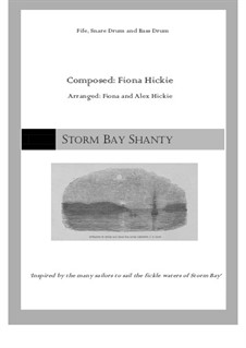 Storm Bay Shanty: For percussion by Fiona Hickie