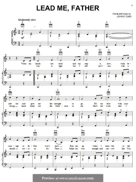 Lead Me, Father: Lead Me, Father by Johnny Cash