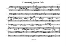 Wenn wir in höchsten Nöten sein, BWV 623: For organ by Иоганн Себастьян Бах
