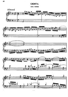 Сюита No.6 соль минор, HWV 439: Для клавесина by Георг Фридрих Гендель