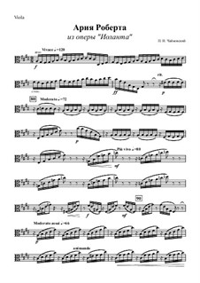Иоланта, TH 11 Op.69: Ария Роберта – Партия альта by Петр Чайковский
