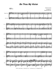 Chamber version: Duet for soprano and tenor saxophone by folklore