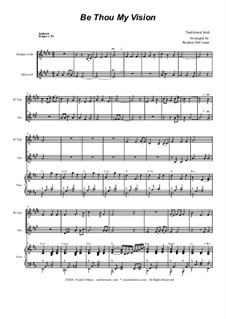 Chamber version: Duet for Bb-trumpet and french horn by folklore