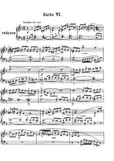 Сюита No.6 ре минор, BWV 811: Для фортепиано by Иоганн Себастьян Бах