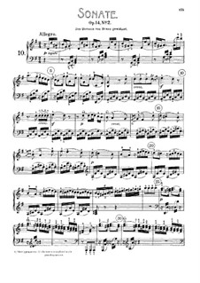 Соната для фортепиано No.10, Op.14 No.2: Для одного исполнителя by Людвиг ван Бетховен