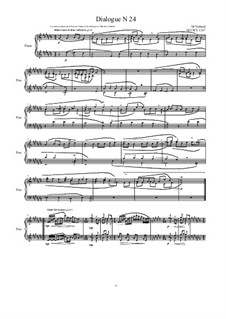 Dialogues for piano: Dialogue 24, MVWV 1337 by Maurice Verheul