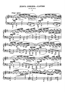 Этюды-картины, Op.39: Этюд No.1 by Сергей Рахманинов