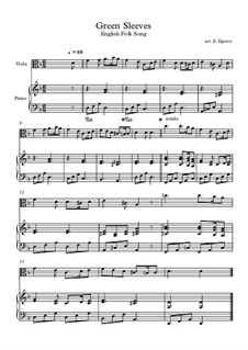 Two instruments version: Для альта и фортепиано by folklore