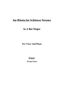 Im Rhein, Im Schönen Strome, S.272: A flat Major by Франц Лист