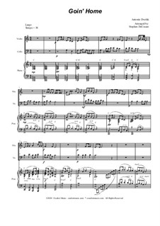Часть II (Ларго): Duet for violin and cello by Антонин Дворжак