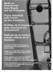 Соната для флейты ля минор, H 562 Wq 132: Adagio, for trombone solo by Карл Филипп Эммануил Бах