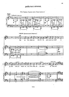 Фрагменты: Акт II для голосов и фортепиано by Модест Мусоргский