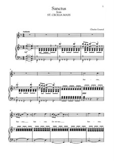 Sanctus from 'St. Cecilia Mass': Sanctus from 'St. Cecilia Mass' by Шарль Гуно