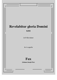 Communio in vigilia Nativitatis Domini, K.284: B flat minor by Иоганн Фукс