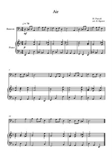 10 Easy Classical Pieces for Bassoon and Piano Vol.2: Air by Иоганн Себастьян Бах, Генри Пёрсел, Жорж Бизе, Людвиг ван Бетховен, Эдвард Григ, Александр Бородин, Петр Чайковский, Франц Ксавьер Грубер