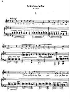 Madchenlieder Nr.1: Madchenlieder Nr.1 by Gustav Neuhaus