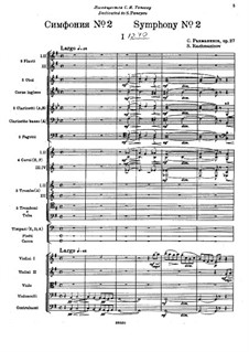 Симфония No.2, Op.27: Часть I by Сергей Рахманинов