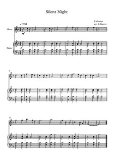 10 Easy Classical Pieces for Oboe and Piano Vol.2: Silent Night by Иоганн Себастьян Бах, Генри Пёрсел, Жорж Бизе, Людвиг ван Бетховен, Эдвард Григ, Александр Бородин, Петр Чайковский, Франц Ксавьер Грубер