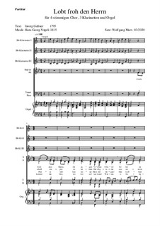 Lobt froh den Herrn: Lobt froh den Herrn by Ганс Георг Негели