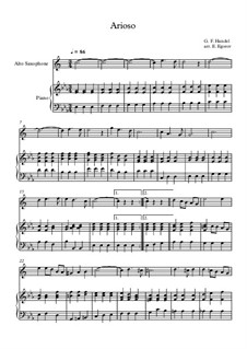 10 Easy Classical Pieces for Alto Saxophone and Piano Vol.3: Arioso by Эдвард Макдоуэлл, Иоганн Штраус (младший), Иоганнес Брамс, Георг Фридрих Гендель, Феликс Мендельсон-Бартольди, Роберт Шуман, Муцио Клементи, Джузеппе Верди, Антон Рубинштейн, Юхан Хальворсен
