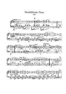 Танцы давидсбюндлеров, Op.6: Для фортепиано by Роберт Шуман