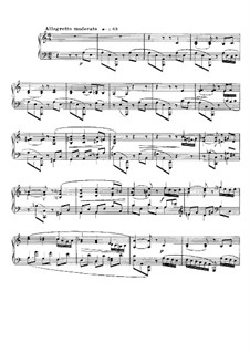 Баркарола No.10 ля минор, Op.104 No.2: Для фортепиано by Габриэль Форе