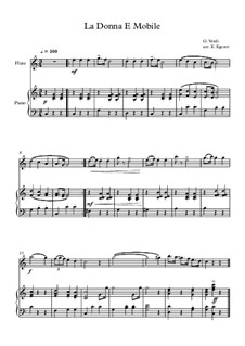 10 Easy Classical Pieces for Flute and Piano Vol.3: La Donna E Mobile by Эдвард Макдоуэлл, Иоганн Штраус (младший), Иоганнес Брамс, Георг Фридрих Гендель, Феликс Мендельсон-Бартольди, Роберт Шуман, Муцио Клементи, Джузеппе Верди, Антон Рубинштейн, Юхан Хальворсен