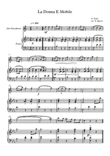 10 Easy Classical Pieces for Alto Saxophone and Piano Vol.3: La Donna E Mobile by Эдвард Макдоуэлл, Иоганн Штраус (младший), Иоганнес Брамс, Георг Фридрих Гендель, Феликс Мендельсон-Бартольди, Роберт Шуман, Муцио Клементи, Джузеппе Верди, Антон Рубинштейн, Юхан Хальворсен