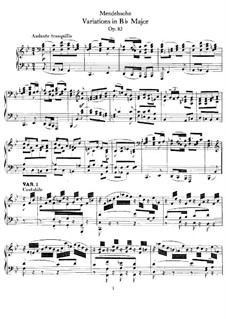 Анданте и вариации, Op.83a: Variations by Феликс Мендельсон-Бартольди
