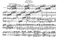 Блестящее аллегро ля мажор, Op.92: Для фортепиано в 4 руки by Феликс Мендельсон-Бартольди