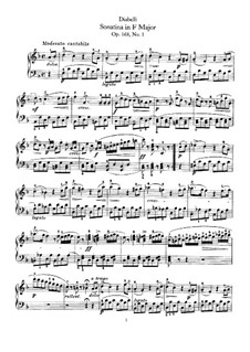 Семь сонатин, Op.168: Сонатина No.1 фа мажор by Антон Диабелли
