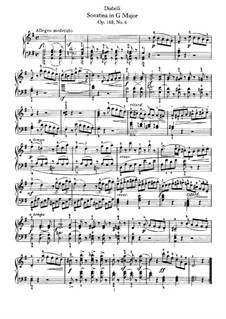 Семь сонатин, Op.168: Сонатина No.6 соль мажор by Антон Диабелли