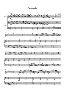 10 Easy Classical Pieces for Flute and Piano Vol.3: Passacaglia by Эдвард Макдоуэлл, Иоганн Штраус (младший), Иоганнес Брамс, Георг Фридрих Гендель, Феликс Мендельсон-Бартольди, Роберт Шуман, Муцио Клементи, Джузеппе Верди, Антон Рубинштейн, Юхан Хальворсен