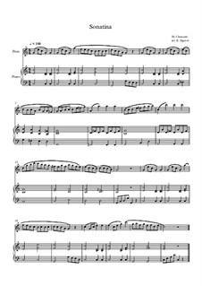 10 Easy Classical Pieces for Flute and Piano Vol.3: Sonatina (In C Major) by Эдвард Макдоуэлл, Иоганн Штраус (младший), Иоганнес Брамс, Георг Фридрих Гендель, Феликс Мендельсон-Бартольди, Роберт Шуман, Муцио Клементи, Джузеппе Верди, Антон Рубинштейн, Юхан Хальворсен