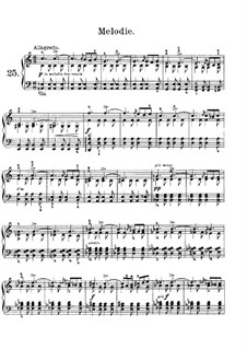 Лирические пьесы, Op.47: No.3 Melody by Эдвард Григ