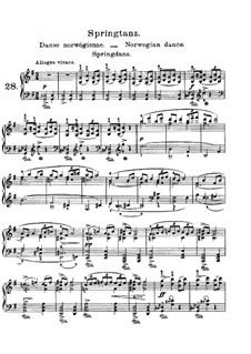 Лирические пьесы, Op.47: No.6 Spring Dance by Эдвард Григ