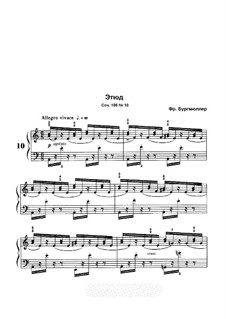 No.10: Для фортепиано by Иоганн Фридрих Бургмюллер