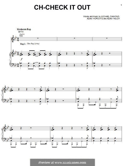 Ch-Check It Out (Beastie Boys): Ch-Check It Out (Beastie Boys) by Adam Horovitz, Adam Yauch, Michael Diamond