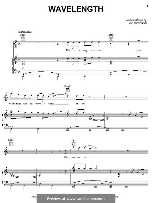 Wavelength: Для голоса и фортепиано (или гитары) by Van Morrison