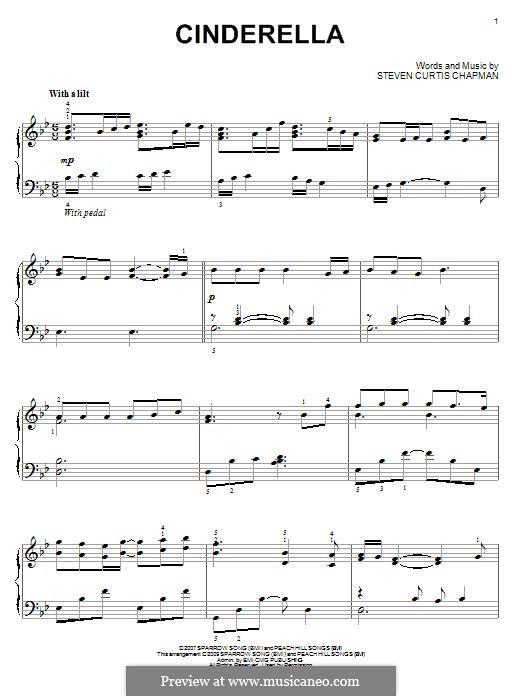 архиповский золушка ноты для фортепиано