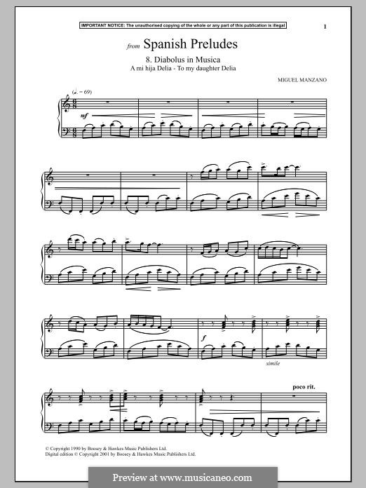 Spanish Preludes: 8. Diabolus In Musica by Miguel Manzano