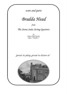 The Stena Suite. String Quartets, Op.5: No.7 Bradda Head (intermediate) by Simon Paul Austin