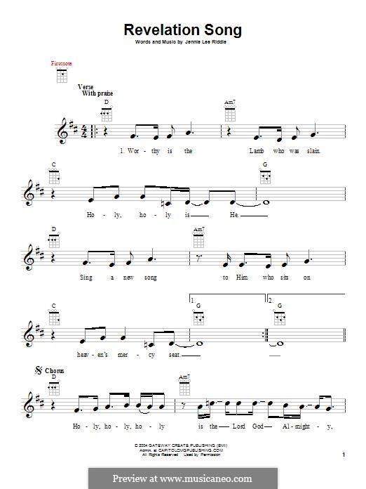 Revelation Song (Passion): Для укулеле by Jennie Lee Riddle