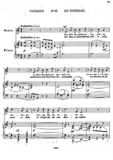 Двадцать одно стихотворениe Некрасова, Op.62: No.17 Голодная by Цезарь Кюи